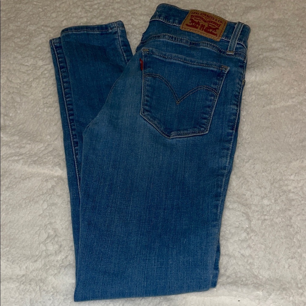 Levi's Women's Classic Straight Leg Blue Jeans. 710
Super Skinny.  Size 25/0
